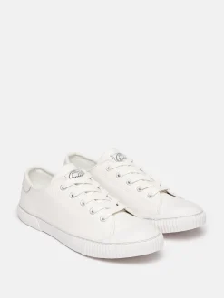 Leather Coast Pumps White