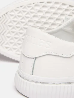 Leather Coast Pumps White