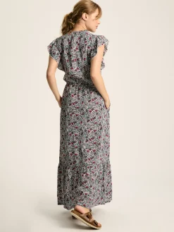 Lillia Multi Tie Waist Tiered Dress