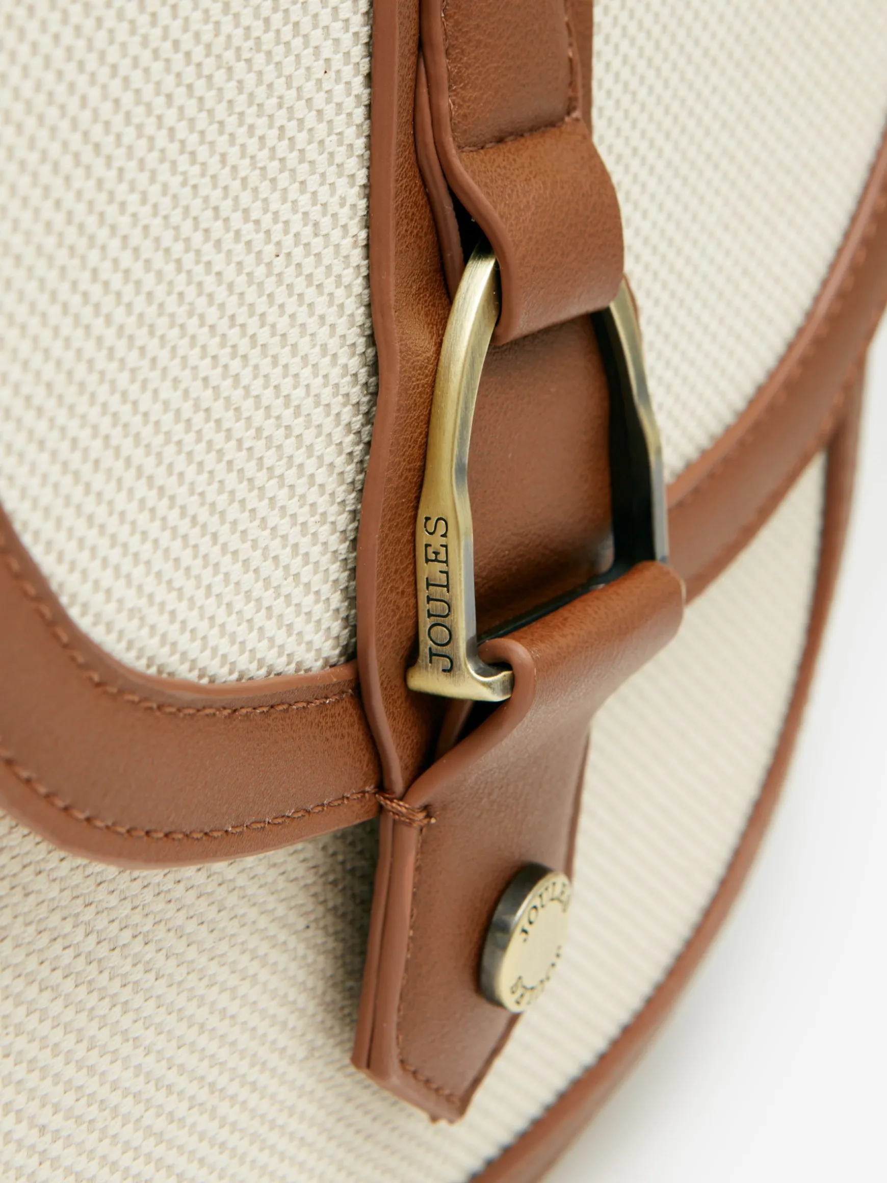 Ludlow Tan Canvas Cross Body Bag