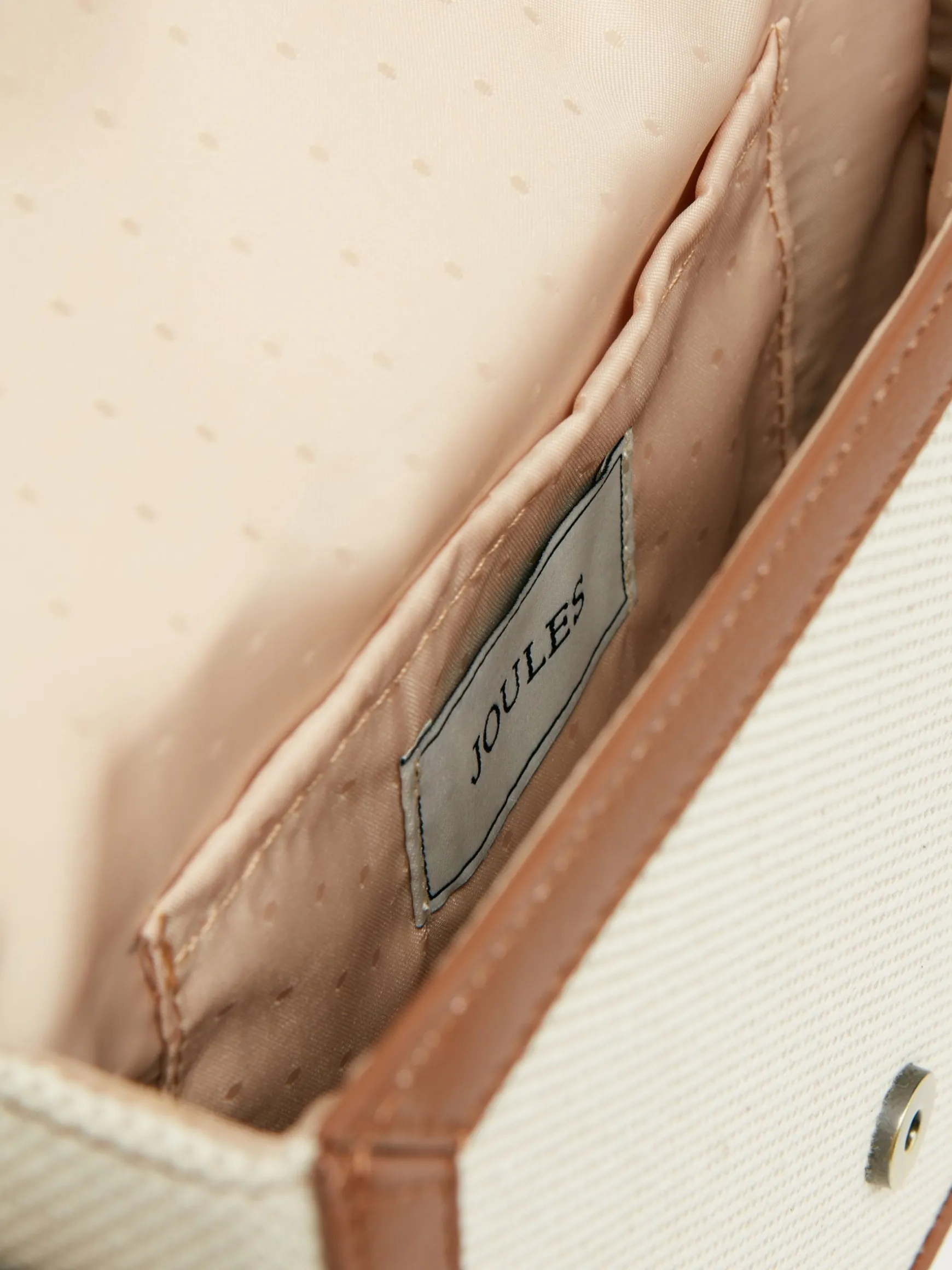 Ludlow Tan Canvas Cross Body Bag