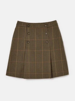 Maize Check Skirt