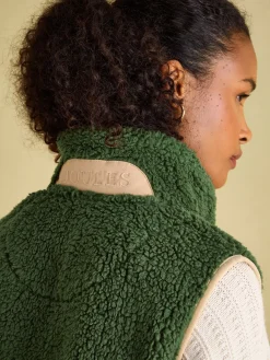 Mallory Green Fleece Gilet