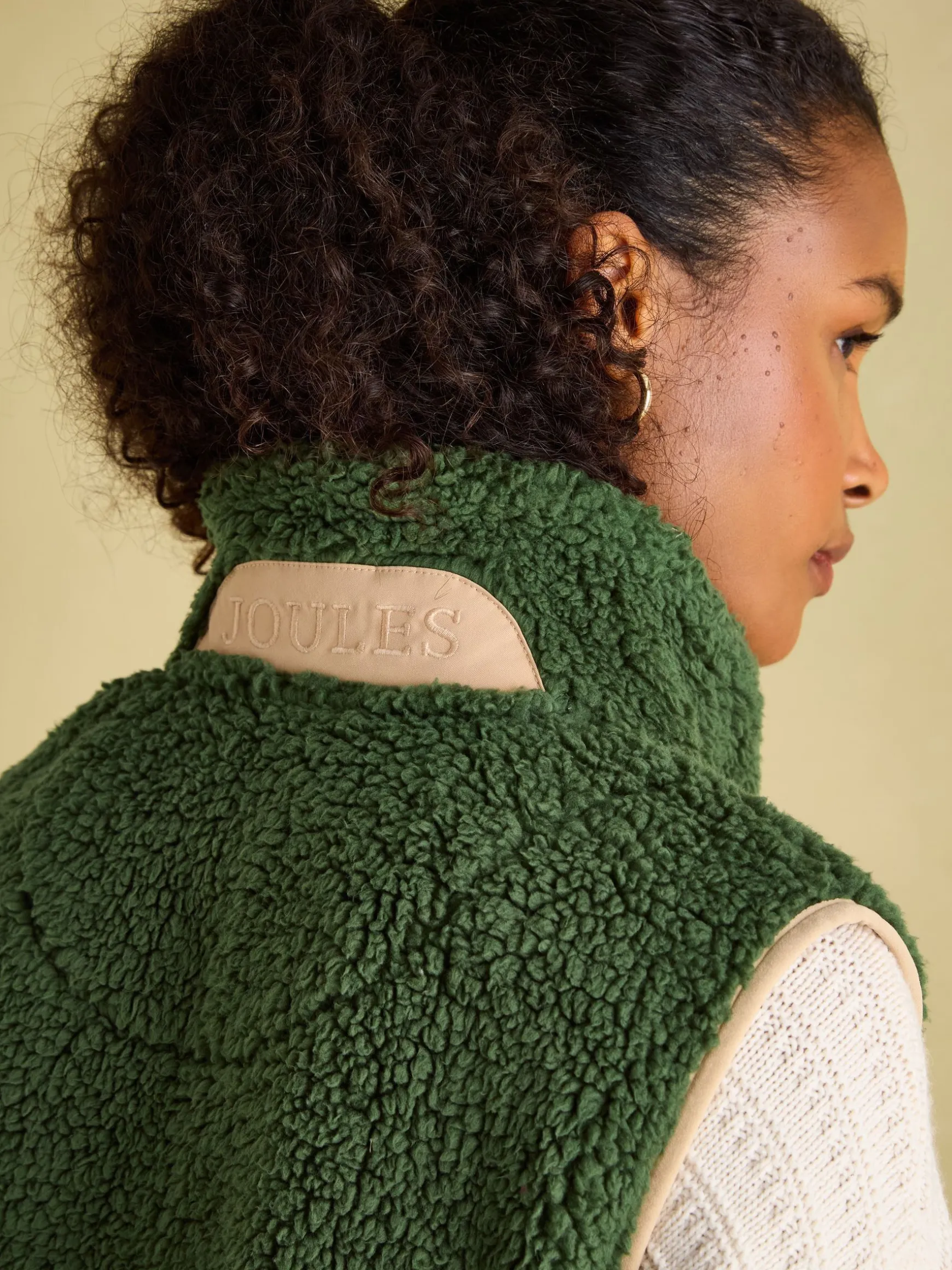 Mallory Green Fleece Gilet