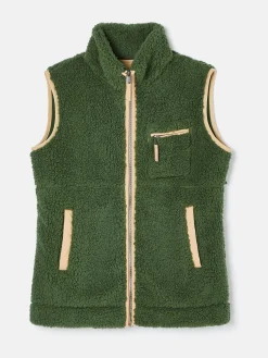 Mallory Green Fleece Gilet
