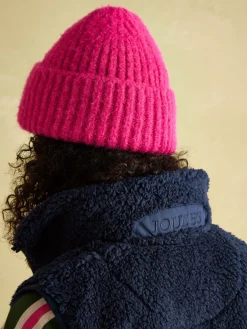 Mallory Navy blue Fleece Gilet