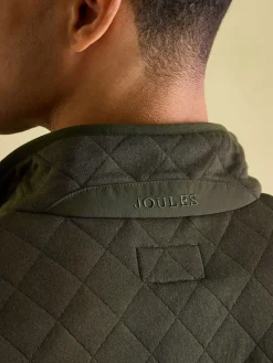 Malton Green Quilted Jersey Gilet