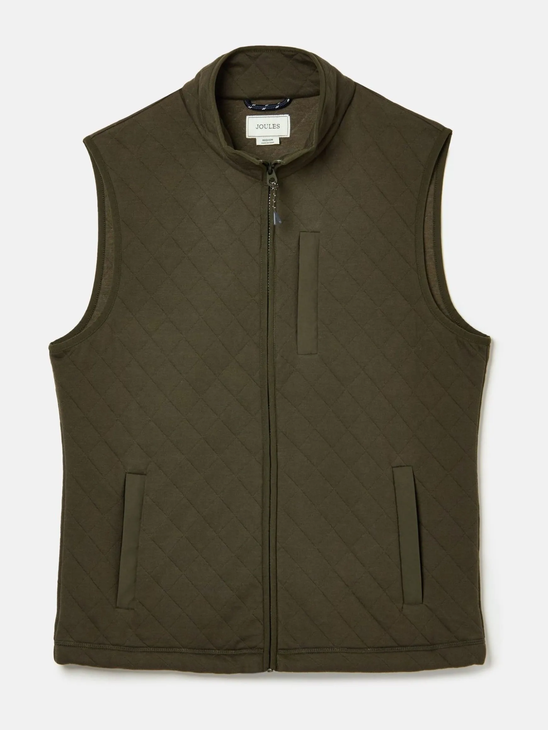 Malton Green Quilted Jersey Gilet