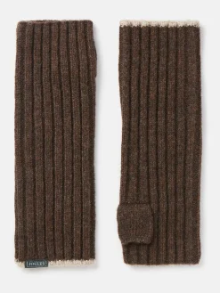 Marie Brown Fingerless Gloves