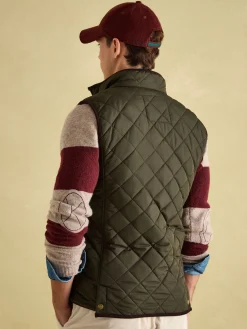 Maynard Green Diamond Quilted Gilet