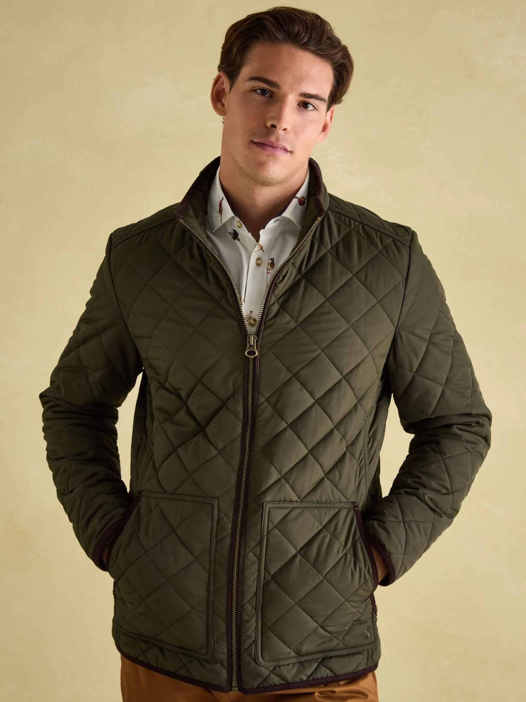 Maynard Green Diamond Quilted Jacket