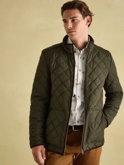 Maynard Green Diamond Quilted Jacket