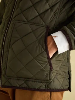 Maynard Green Diamond Quilted Jacket