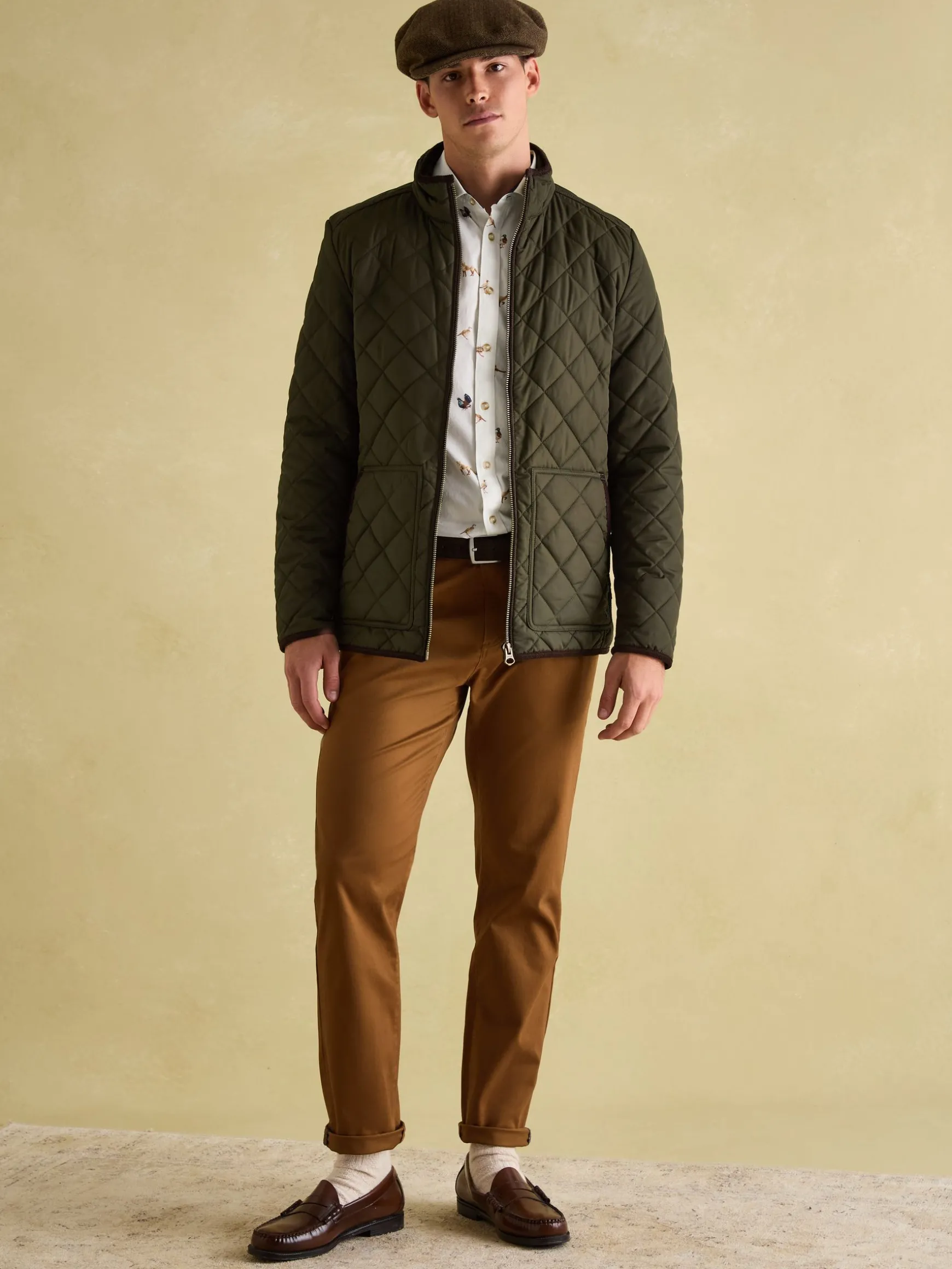 Maynard Green Diamond Quilted Jacket