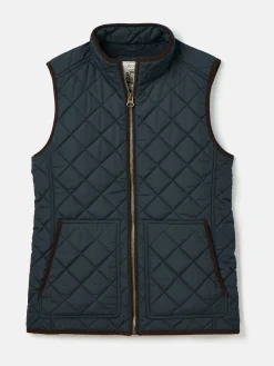 Maynard Navy Blue Diamond Quilted Gilet