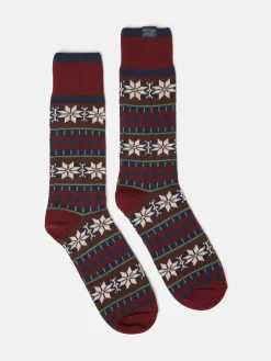 Men's Alby Multi Fair Isle Socks (size 7-12)