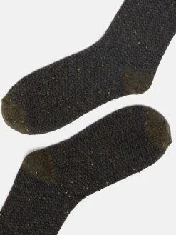 Men's Cabin Green/Navy Socks