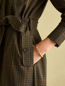 Meredith Check Midi Shirt Dress