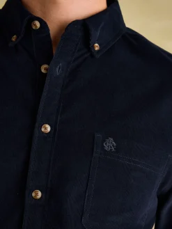 Miller Navy Blue Corduroy Shirt