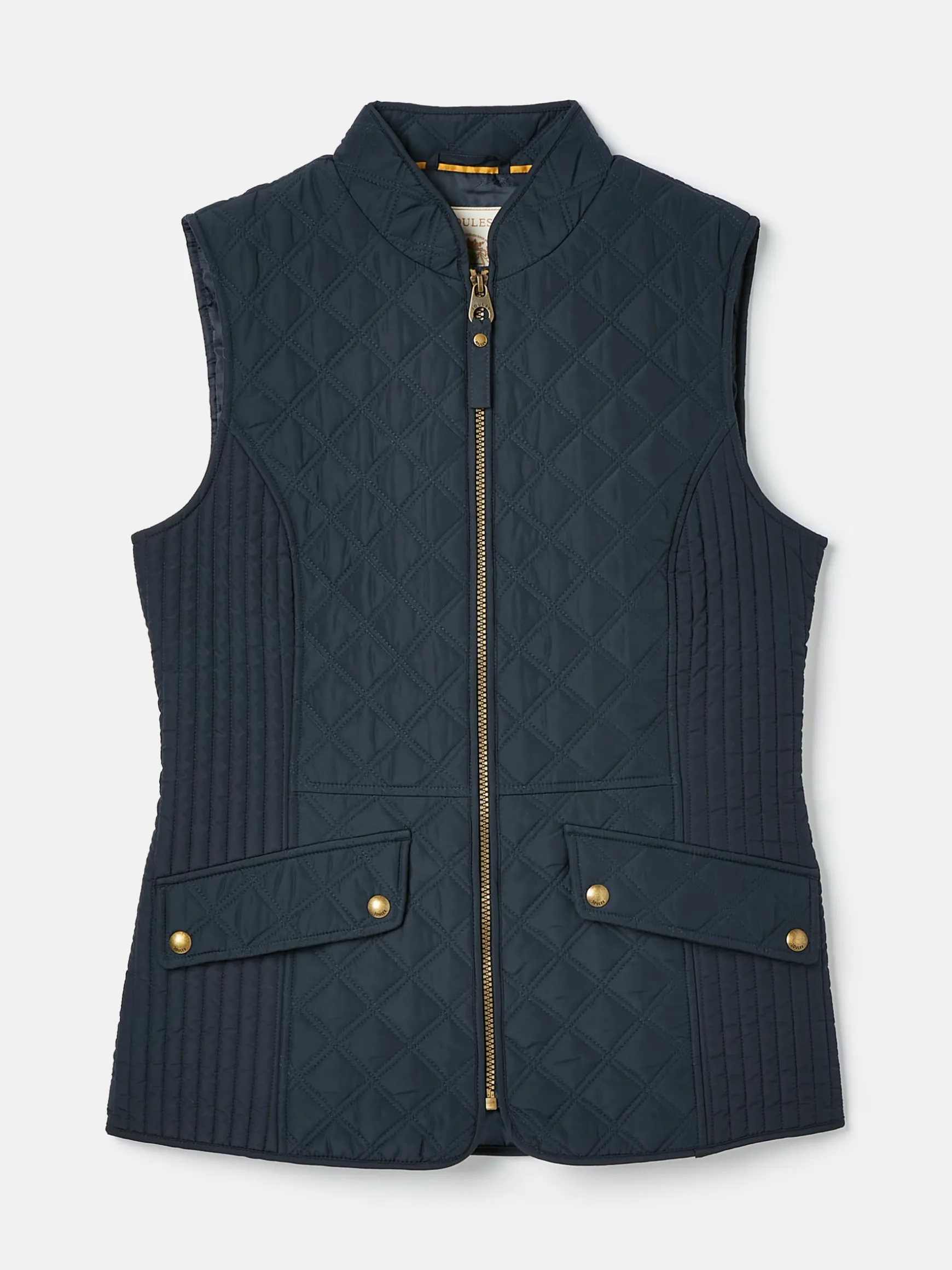 Minx Navy Blue Showerproof Diamond Quilted Gilet