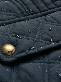 Minx Navy Blue Showerproof Diamond Quilted Gilet