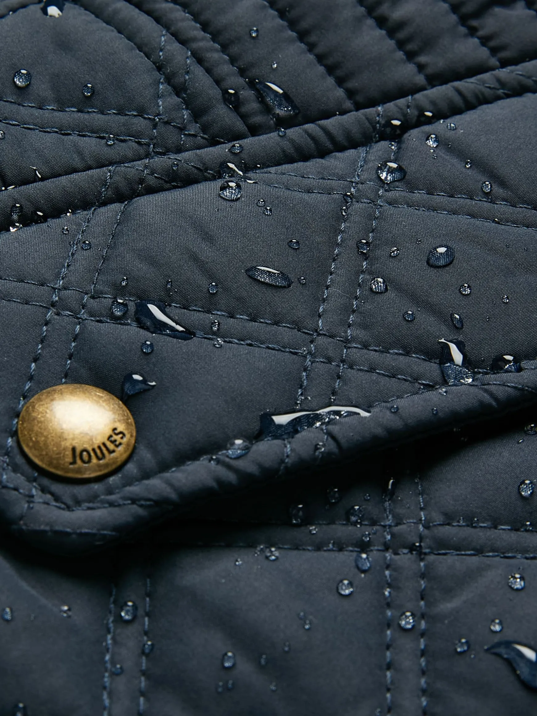 Minx Navy Blue Showerproof Diamond Quilted Gilet