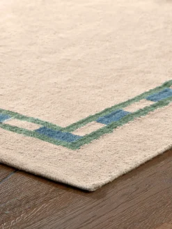 Natural Mannington Jute Border Rug