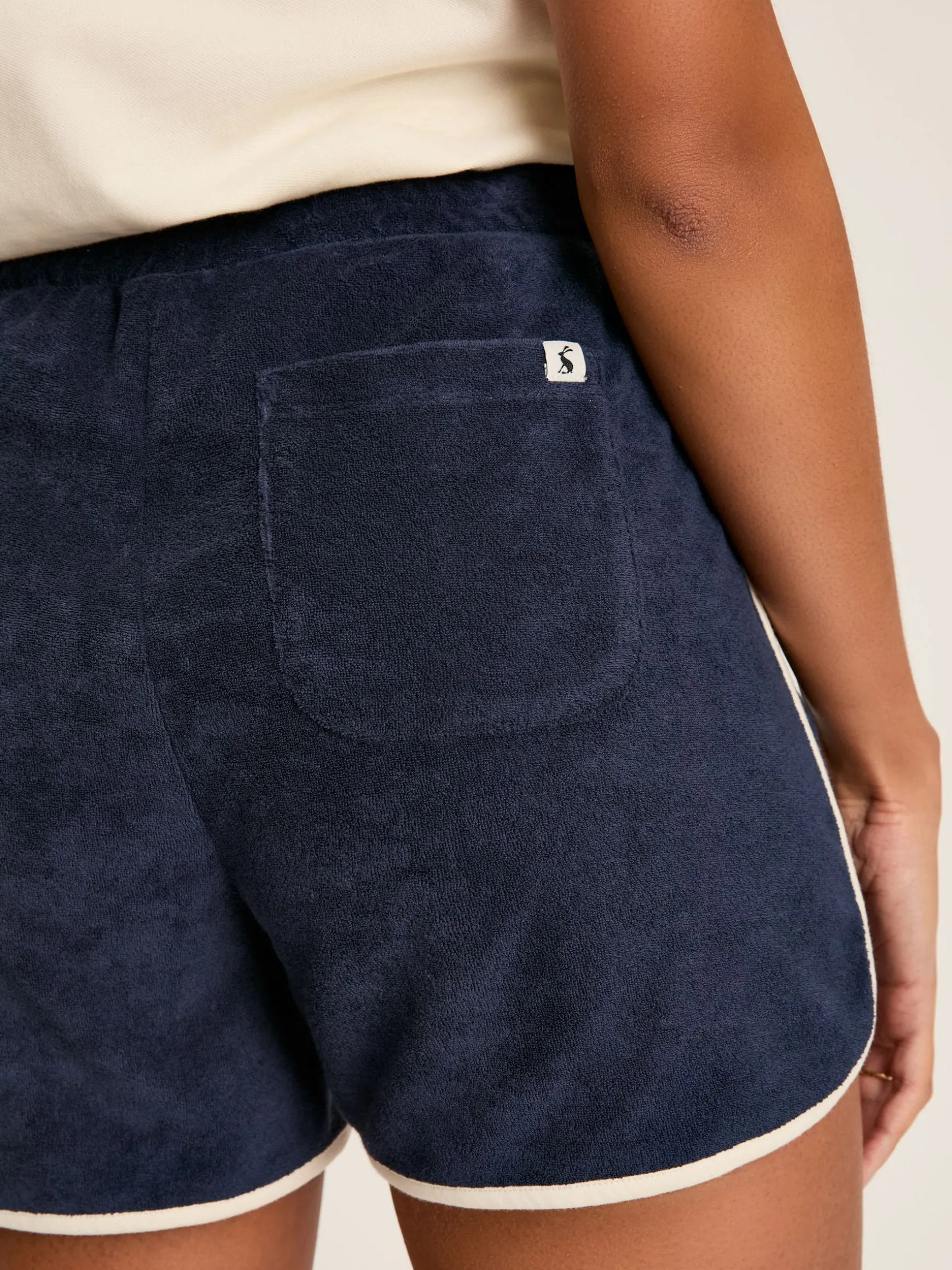 Navy Blue Kingsley Towelling Shorts