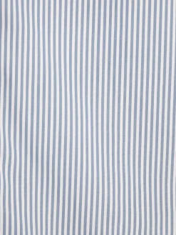 Navy Stripe Cotton Shirt