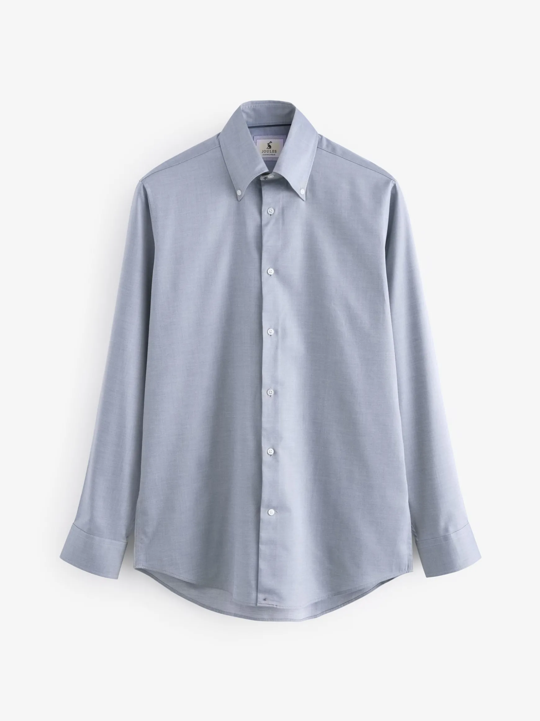 Next Blue Regular Fit Twill Single Cuff Shirt