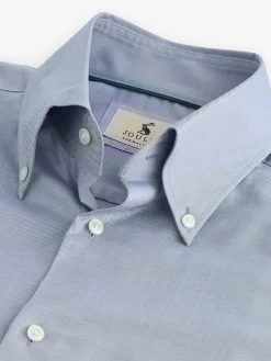 Next Blue Regular Fit Twill Single Cuff Shirt