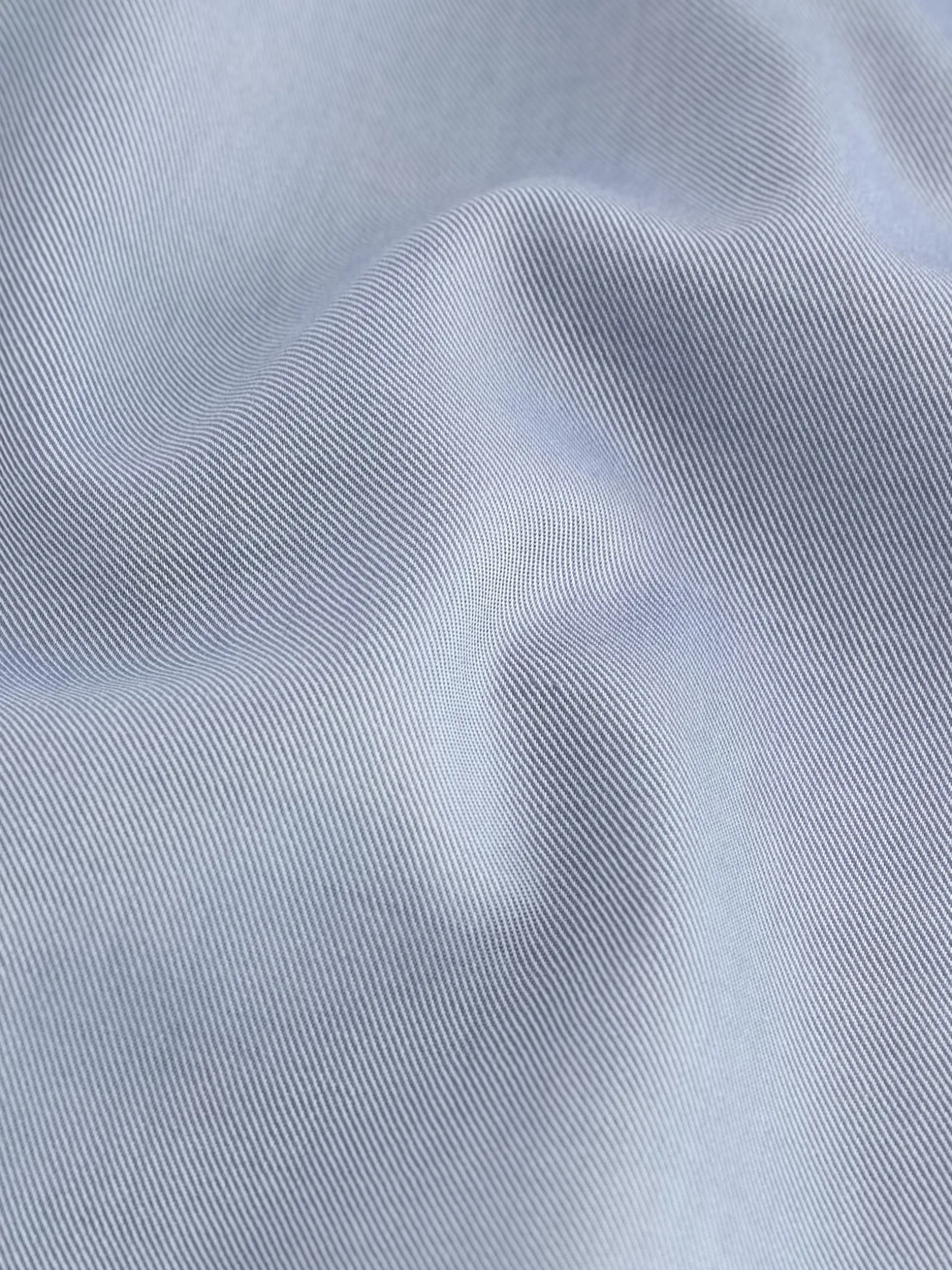 Next Blue Regular Fit Twill Single Cuff Shirt