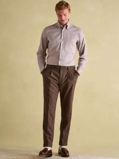 Next Neutral Regular Fit Twill Single Cuff Shirt