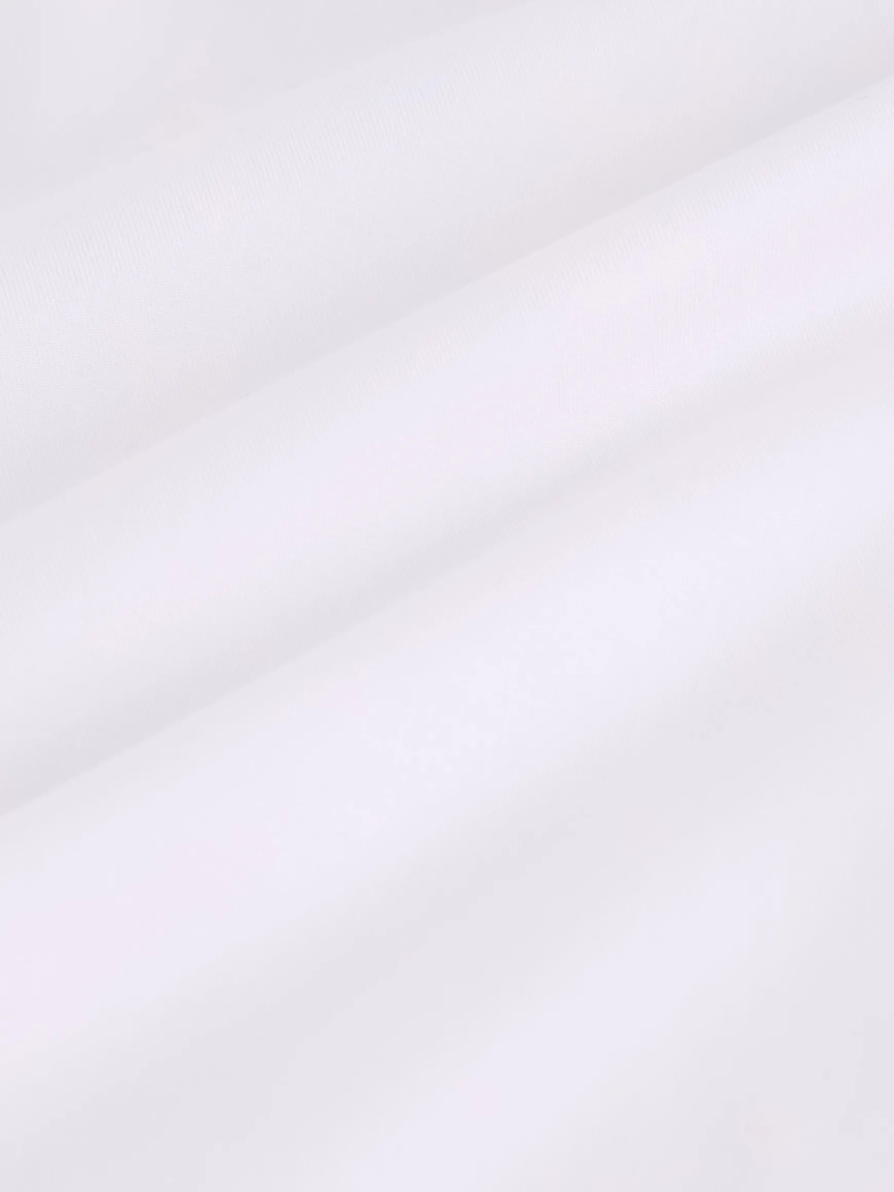 Next White Regular Fit Twill Single Cuff Shirt