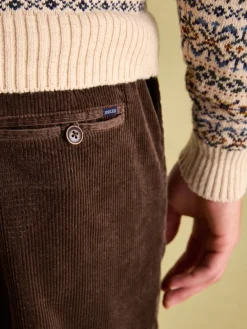 Oaksey Brown Jumbo Cord Trousers
