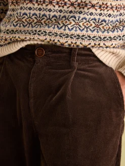 Oaksey Brown Jumbo Cord Trousers