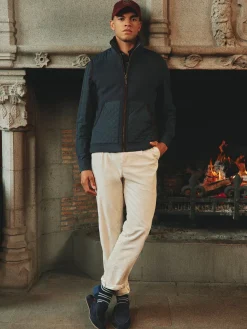 Oaksey Cream Jumbo Cord Trousers