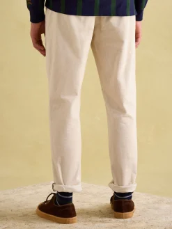 Oaksey Cream Jumbo Cord Trousers