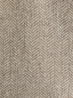 Oatmeal Herringbone Texture Slim Fit Blazer