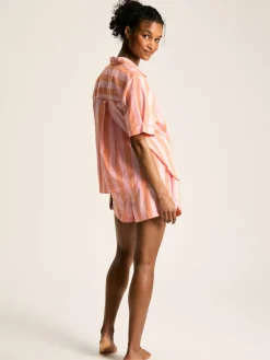 Olivia Pink Striped Pyjama Set