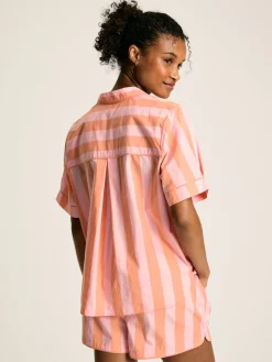 Olivia Pink Striped Pyjama Set