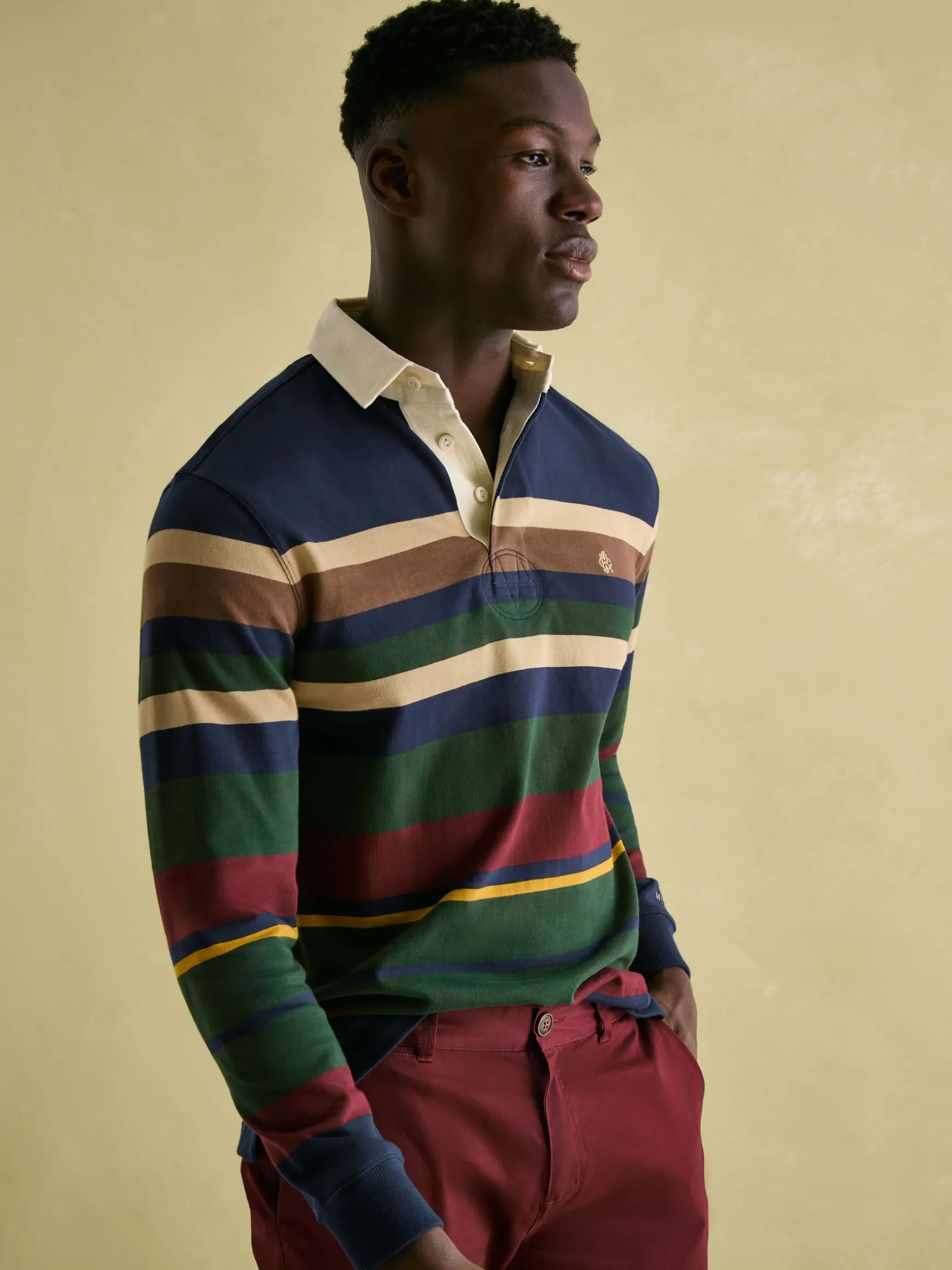 Onside Multi Striped Rugby Shirt