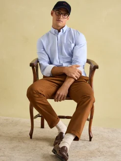 Oxford Blue Long Sleeve Classic Fit Shirt