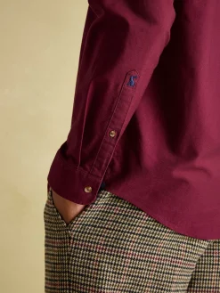 Oxford Burgundy Long Sleeve Classic Fit Shirt