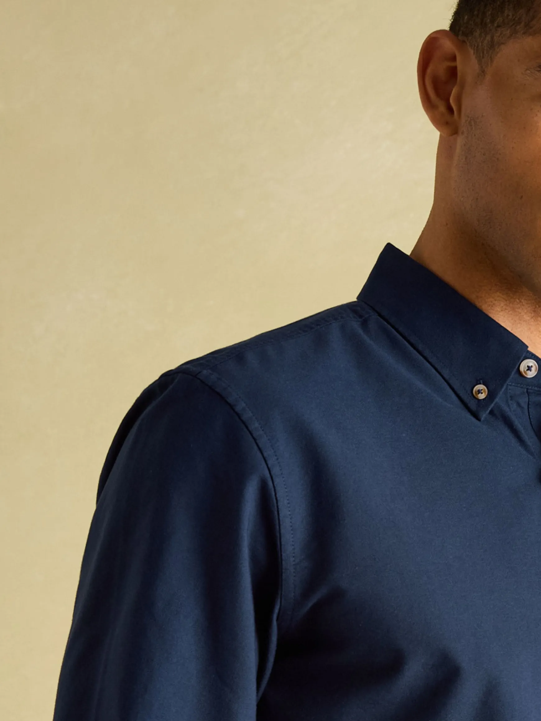Oxford Navy Long Sleeve Classic Fit Shirt