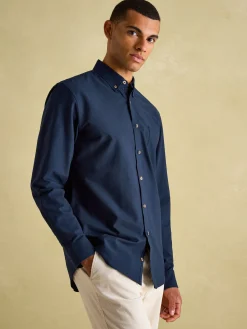 Oxford Navy Long Sleeve Classic Fit Shirt