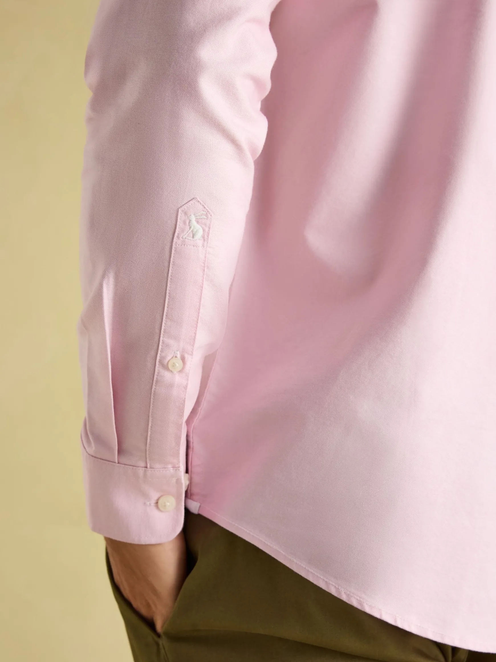 Oxford Pink Long Sleeve Classic Fit Shirt