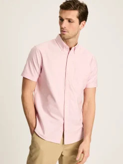 Oxford Pink Short Sleeve Classic Fit Shirt