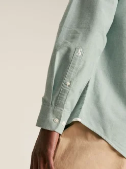 Oxford Sage Green Long Sleeve Classic Fit Shirt