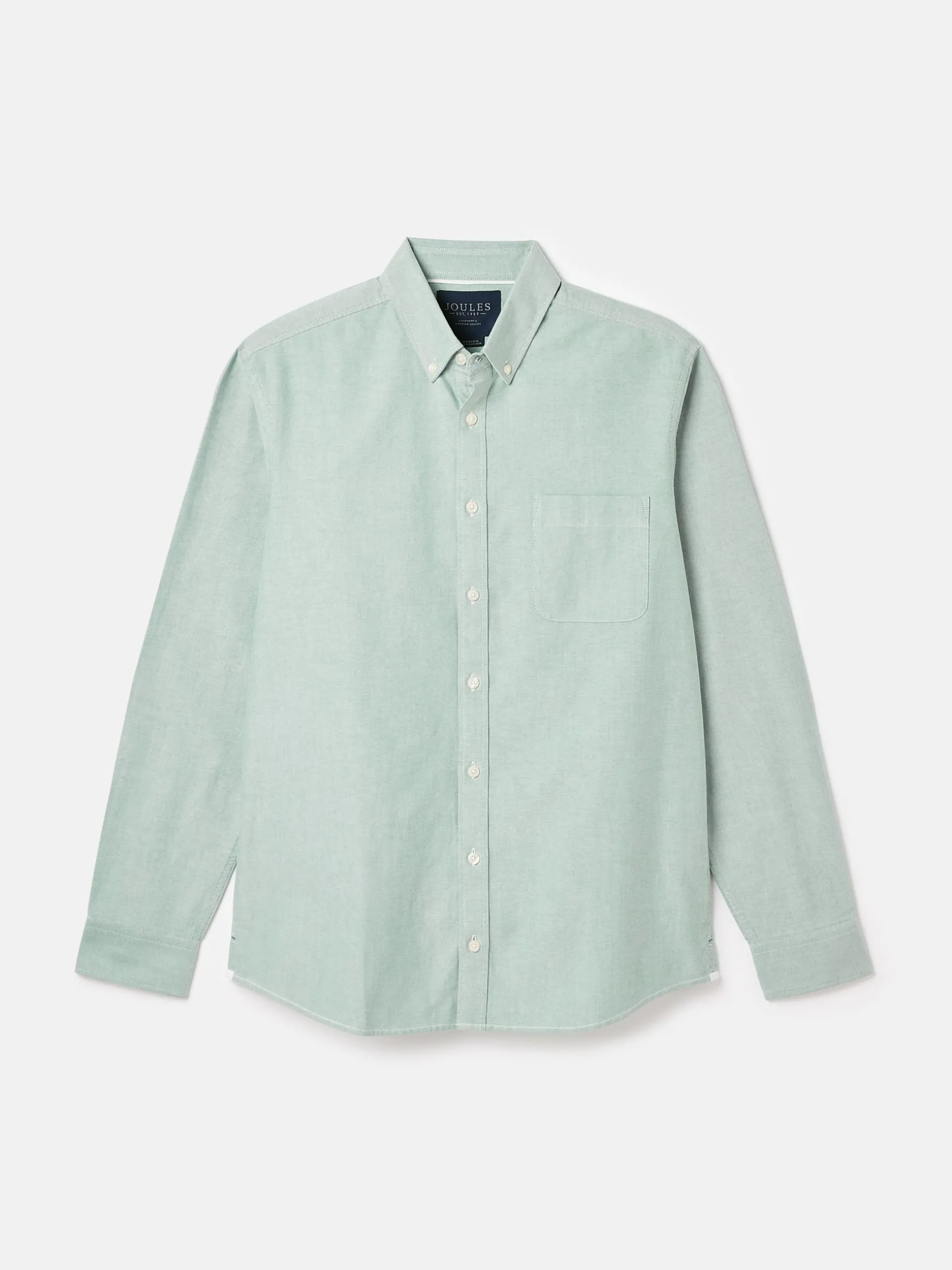Oxford Sage Green Long Sleeve Classic Fit Shirt